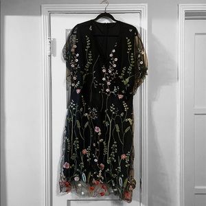 Floral Embroidered Dress